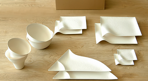 【纸浆模塑应用】Wasara环保即弃式餐具