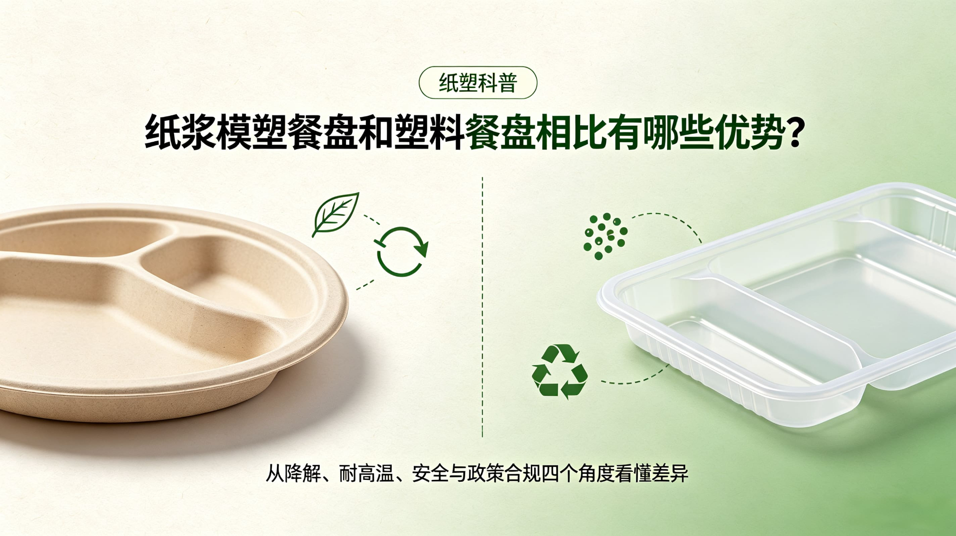 【纸塑科普】纸浆模塑餐盘和塑料餐盘相比有哪些优势? 【纸塑科普】纸浆模塑餐盘和塑料餐盘相比有哪些优势?