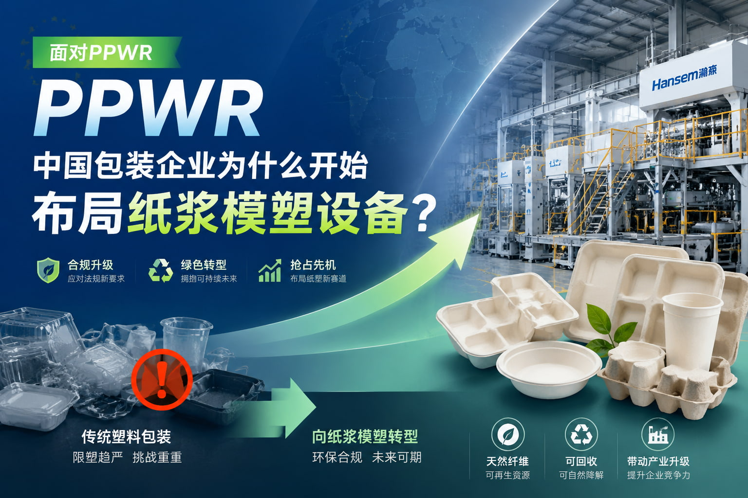 面对PPWR，中国包装企业为什么开始布局纸浆模塑设备？