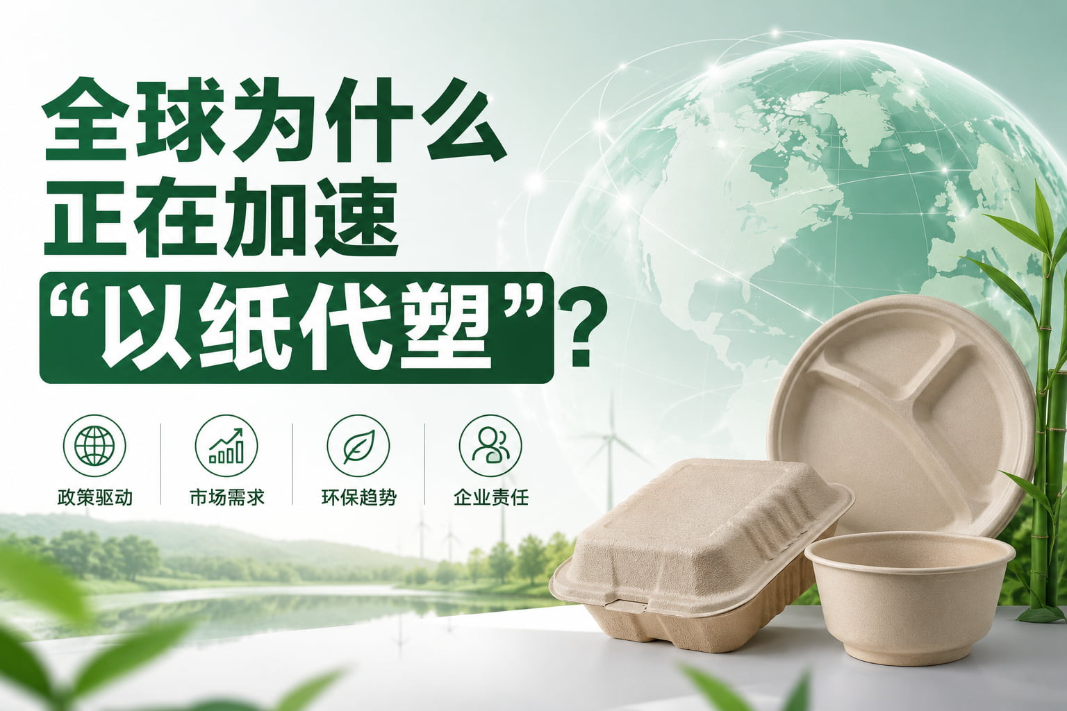 全球为什么正在加速“以纸代塑”？