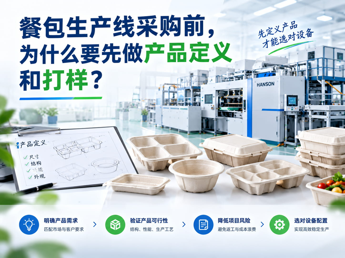 餐包生产线采购前，为什么要先做产品定义和打样？